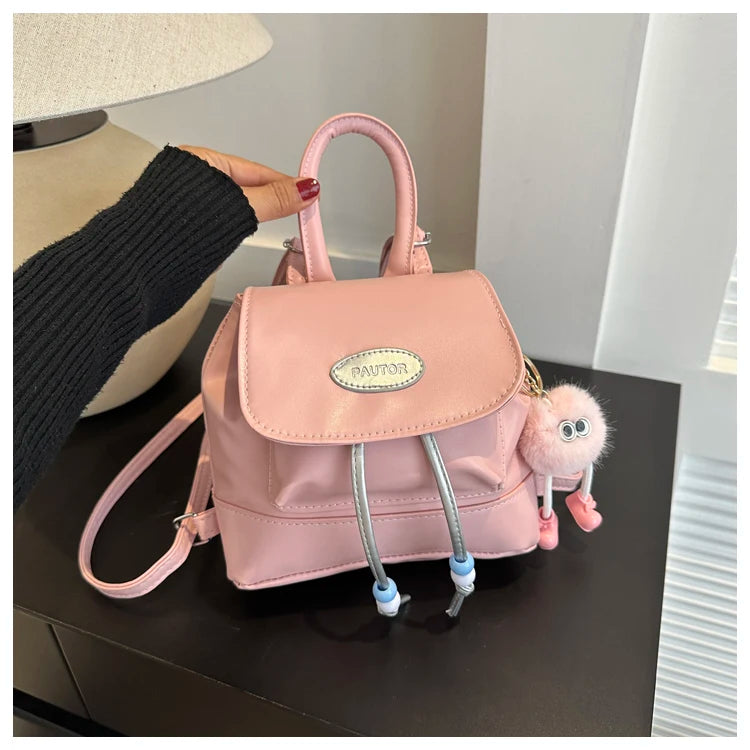 Faionable Retro Commuter Bapa 2023 New Sle Casual Versatile Korean Version Single oulder Bag Soft PU Magnetic Bul...
