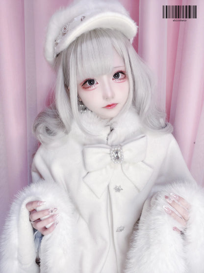 Women's Lolita Cat-Ear Wool Cape
