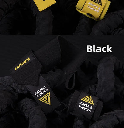 1Pair Premium Wrist Band Wrist Support Brace Strap Extra Strength Weightlifting Wrist Wrap Bandage for Fitness Gym Training Gift