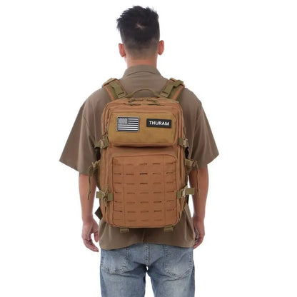 Apex Ritual – タクティカルMOLLEハンティングバックパック 25L/50L – EDC ジム＆アウトドアハイキングリュックサック ボトルホルダー付き