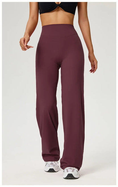 Women's Workout Wide-Leg High-Waist Leggings