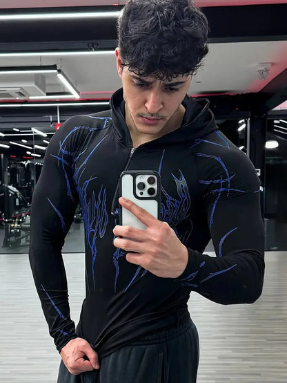 Men's Half-Zip Quick-Dry Training Hoodie