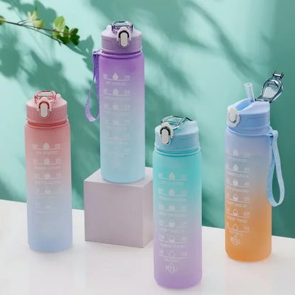 Apex Ritual – モチベーションを高めるスポーツウォーターボトル 500ml–1000ml – 漏れ防止 BPAフリー ジム用ドリンクボトル