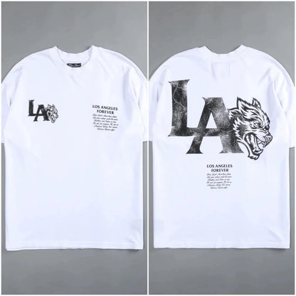 DARC SPORT Printed Loose Round-neck T-shirt for Men - New Style Casual Shirt with Long Sleeve