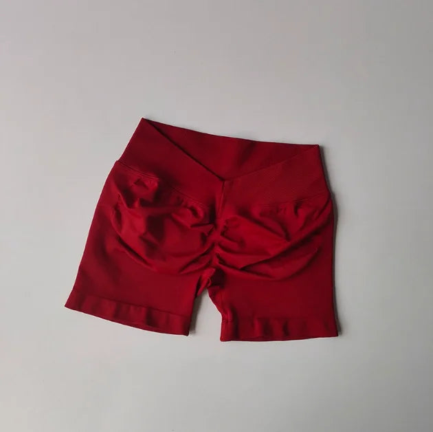APEX RITUAL ウィメンズ シームレス トレーニングショーツ – Vウエストコンプレッション