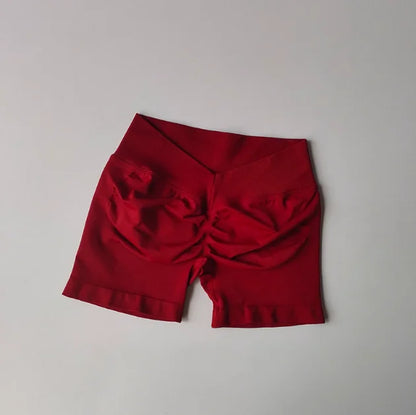 APEX RITUAL ウィメンズ シームレス トレーニングショーツ – Vウエストコンプレッション