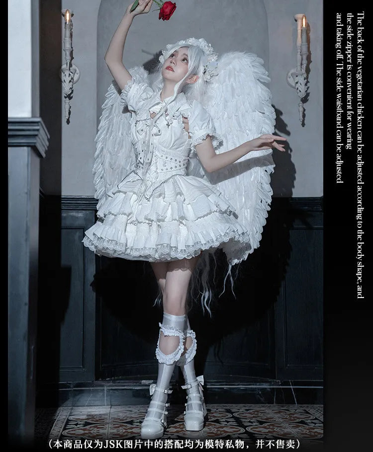 Women's Harajuku Gothic Chain JSK Dress