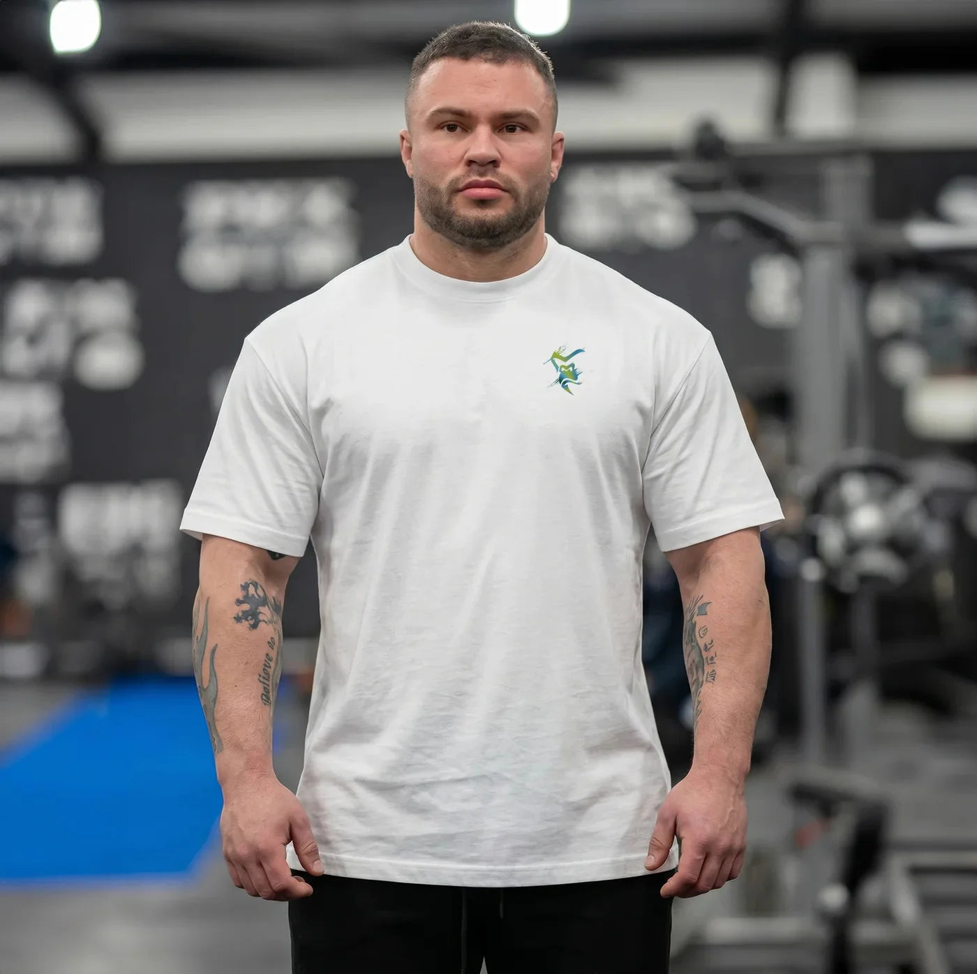 SILVERBACK Muscle Fitness T-shirt Summer Men's Athleisure Workout short sleeve Shirts cotton Fitness Tee Gym Sports Shirt Tops