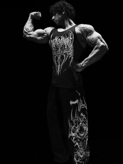 Breathedivinty Men's Sports Vests for Jogging and Fitness Training T-Shirts