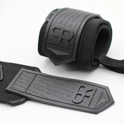 Apex Ritual – Fitness Wristbands Straps – Gym Powerlifting Wrist Brace Weightlifting Protector (1 Pair)