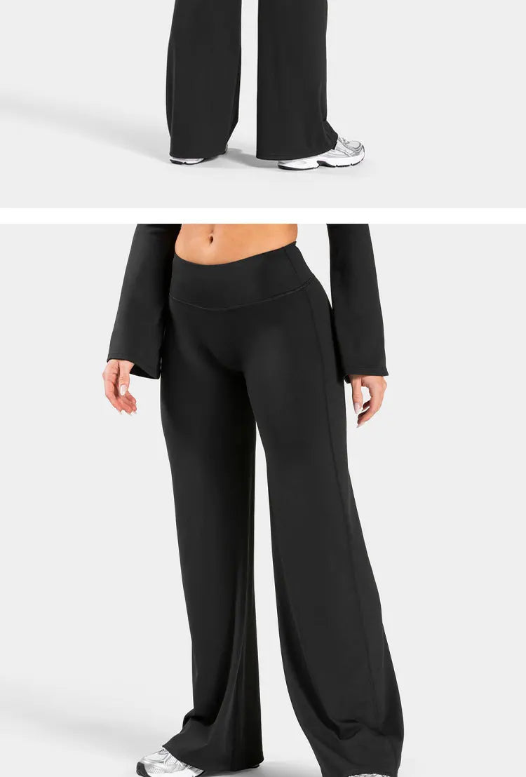 Women's Scrunch Wide-Leg Yoga Pants