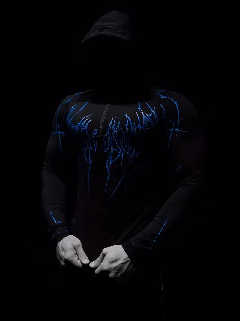 Men's Half-Zip Quick-Dry Training Hoodie