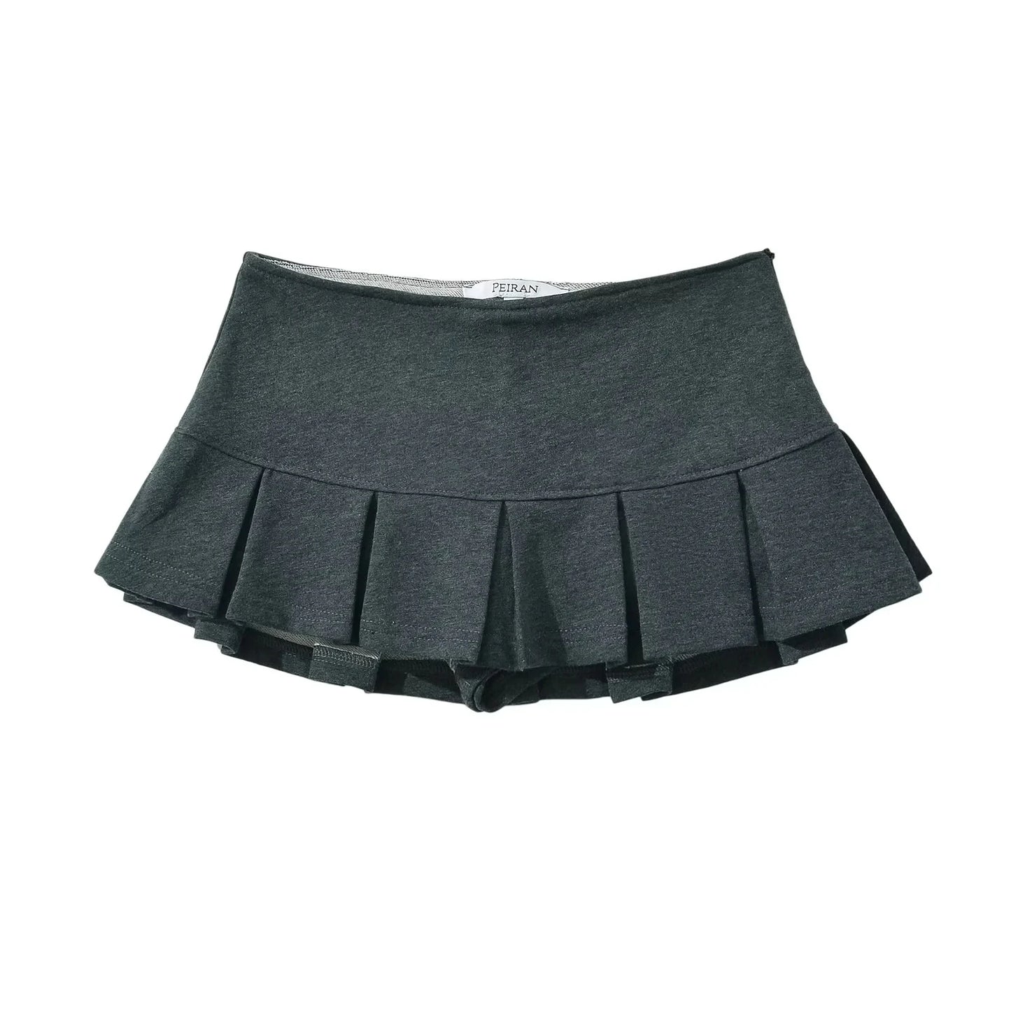 Women's Y2K Low-Rise Pleated Skort