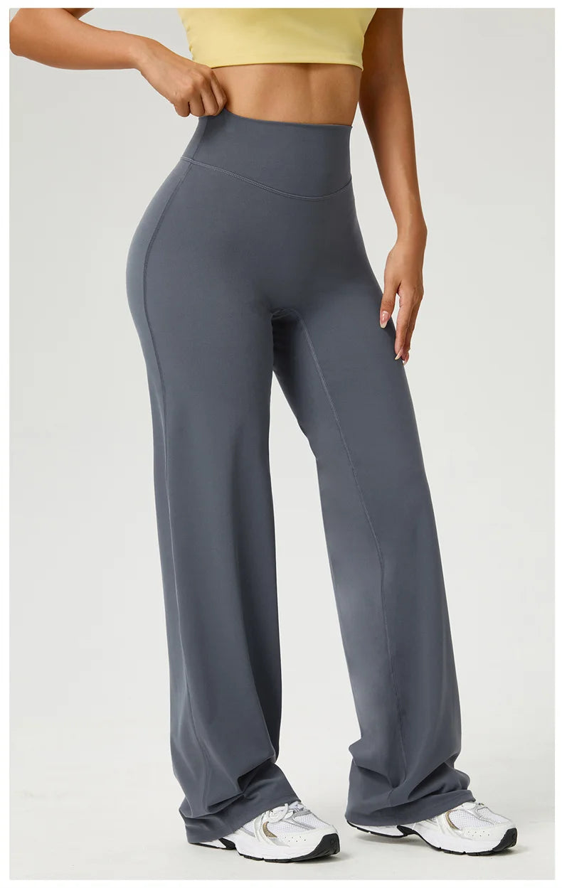 Women's Workout Wide-Leg High-Waist Leggings