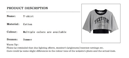 Women's Vintage Graphic Two-Piece Crop T-Shirt Set