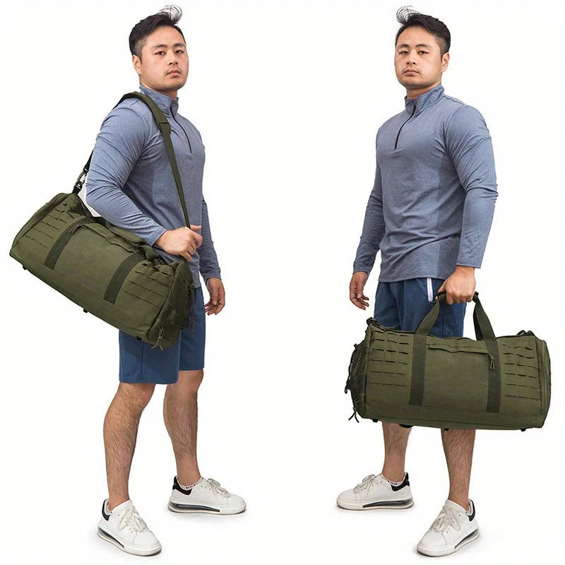 Apex Ritual 40L Gym Duffle Bag – Travel Sports Bag with Shoe Compartment