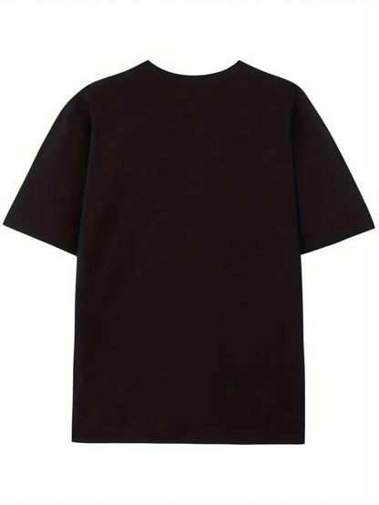 2026 Fitness man's loose sports T-shirt. Made of cotton, it is comfortable and suitable for sports enthusiasts.