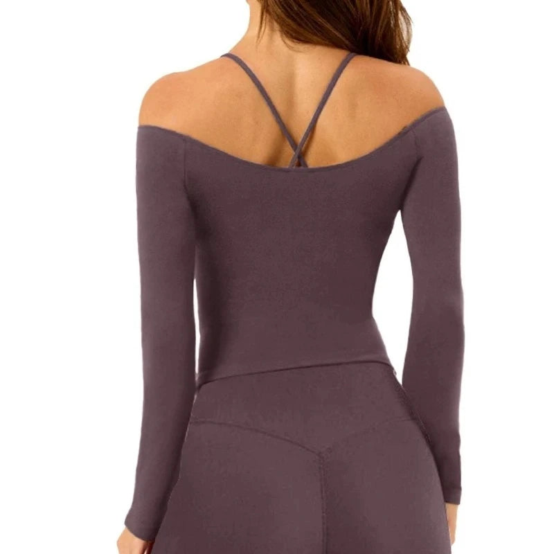 Women's Workout Wide-Leg High-Waist Two-Piece Set