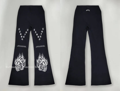 DARC SPORT Yoga Flare Pants - Summer Quick-Drying Wide Leg Pants with Tight Fit, High Waist, Show Long Legs, Sporty and Casual P