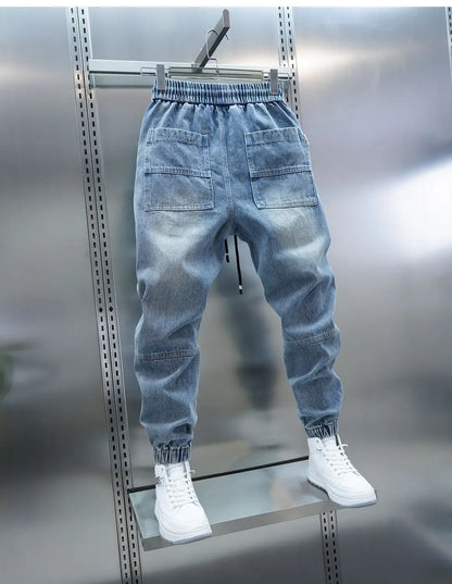 Fashionable Harem Jeans Outdoor Casual Men's Trousers Luxury Brand Men Clothing