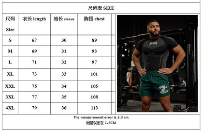Men's Compression Short Sleeve T-Shirt Tribal Print Workout Tops Breathable Quick Dry Athletic Base Layer for Gym Training Bodyb