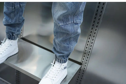 Fashionable Harem Jeans Outdoor Casual Men's Trousers Luxury Brand Men Clothing