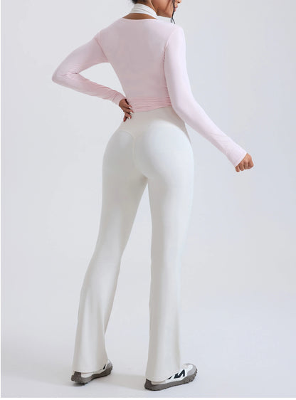 Apex Ritual – 新型ヨガ長袖ジムシャツ – スポーツトップ フィットネス アウトドア ランニング (Mujer)