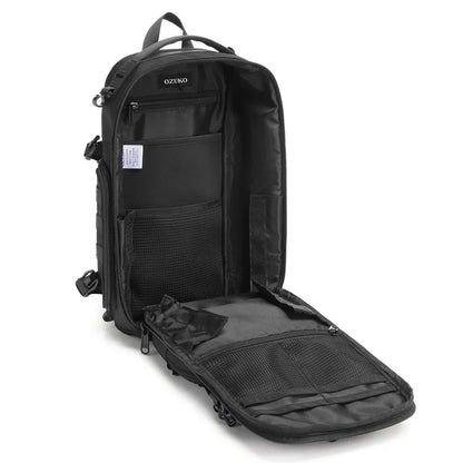 Ozuko Belly Bags Men's Chest Bag Outdoor Tactical One Shoulder Crossbody Bag High Capacity Waterproof Sports Bag For Man