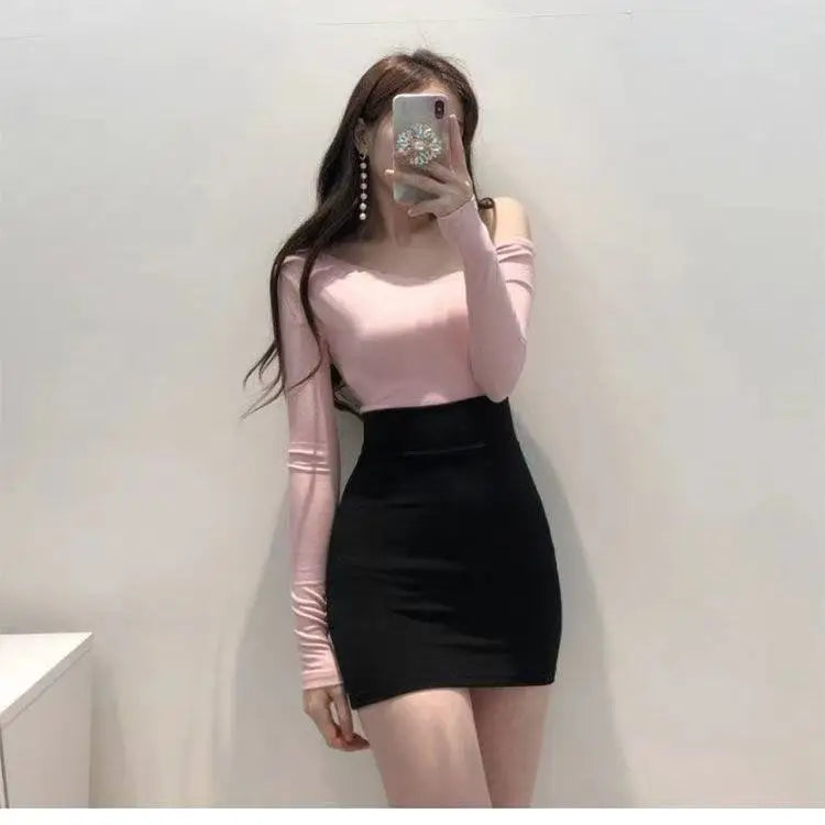 Skirts Women 2025 Tight Sexy Office Wear Elasticity Hip Wrap Chic and Elegant Woman Skirt Korean Style Fashion High Waist Summer
