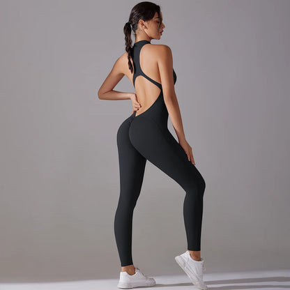 Apex Ritual – Women's Tummy-Control Sports Bodysuit – Yoga & Gym One-Piece