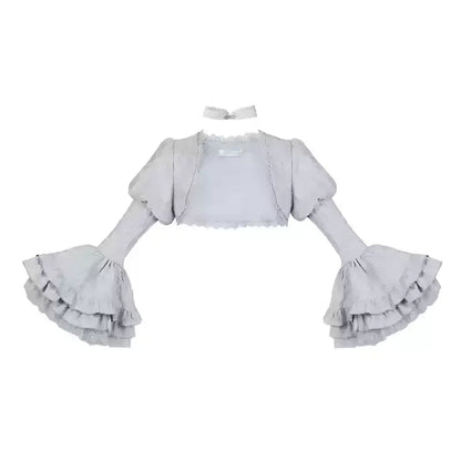 Women's Gothic Camisole Fishtail Skirt Set