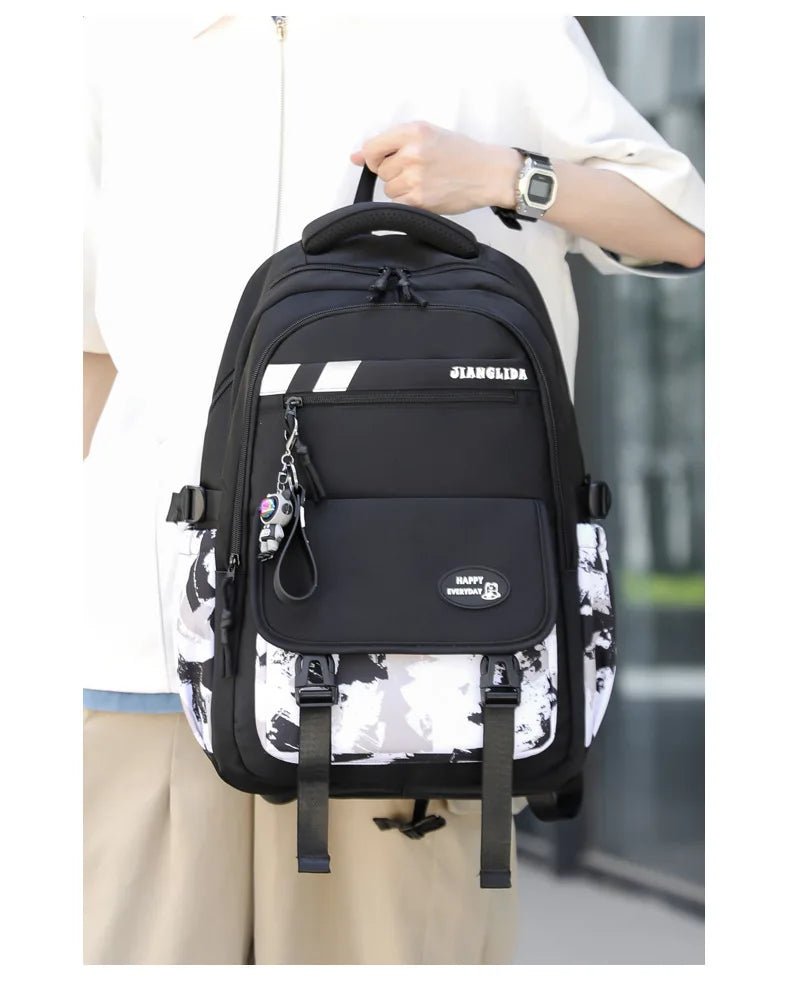 NEW Children School Bags Teenage Boys Kids Backpack Middle High School Students School Backpacks Outdoor Travel Book Bag Mochila