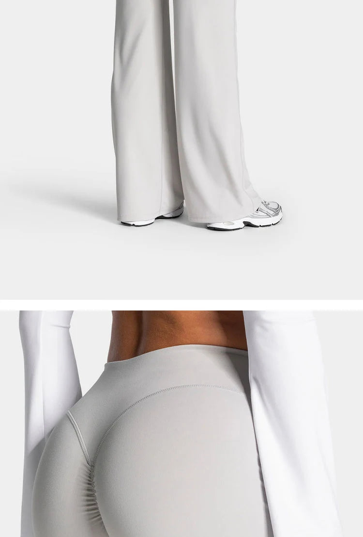 Women's Scrunch Wide-Leg Yoga Pants