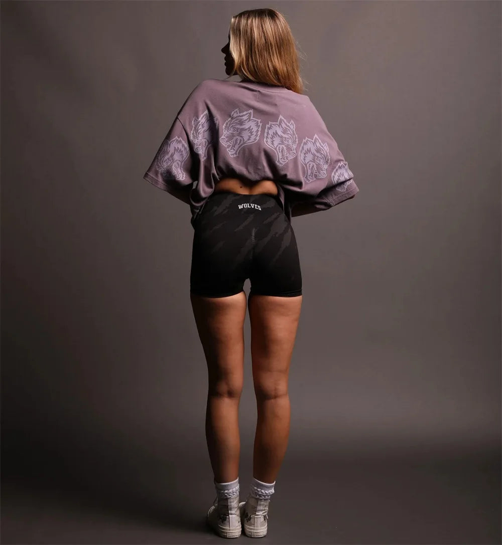 Apex Ritual – 純綿半袖プリントカップルTシャツ – 男女兼用フィットネススポーツウェア