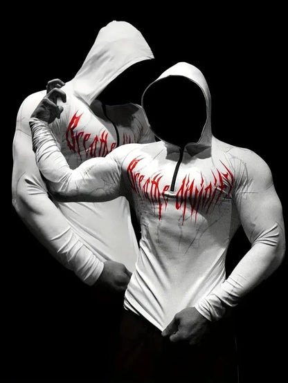Men's Half-Zip Quick-Dry Training Hoodie