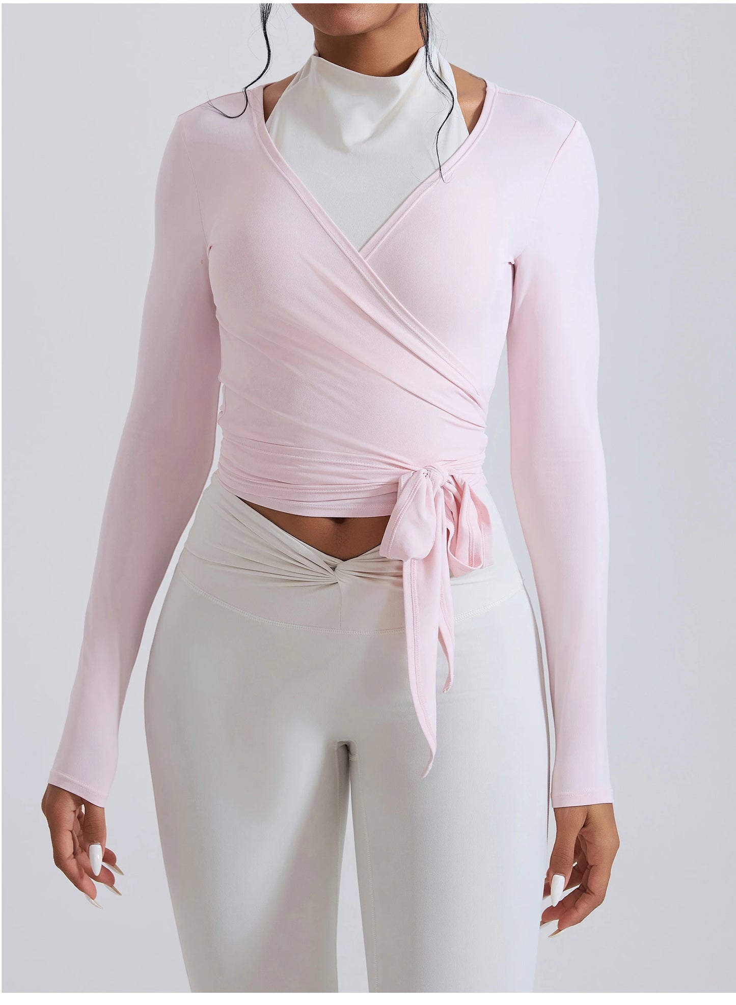 Apex Ritual – 新型ヨガ長袖ジムシャツ – スポーツトップ フィットネス アウトドア ランニング (Mujer)