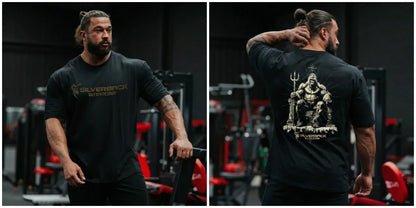 Apex Ritual – オーバーサイズ ジムTシャツ – ゆったり 通気性 ボディビルディング フィットネスTシャツ
