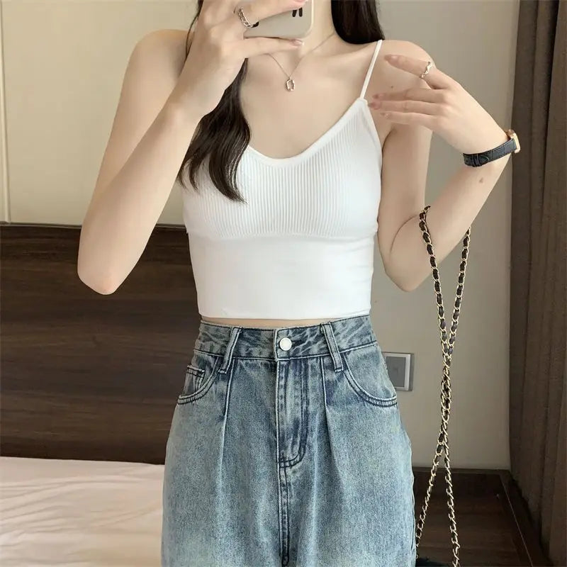 Women's Padded Sporty Strap Tank Top