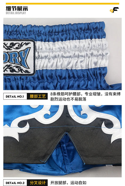 Apex Ritual – Women's MMA Shorts – Embroidered Muay Thai Boxing Shorts