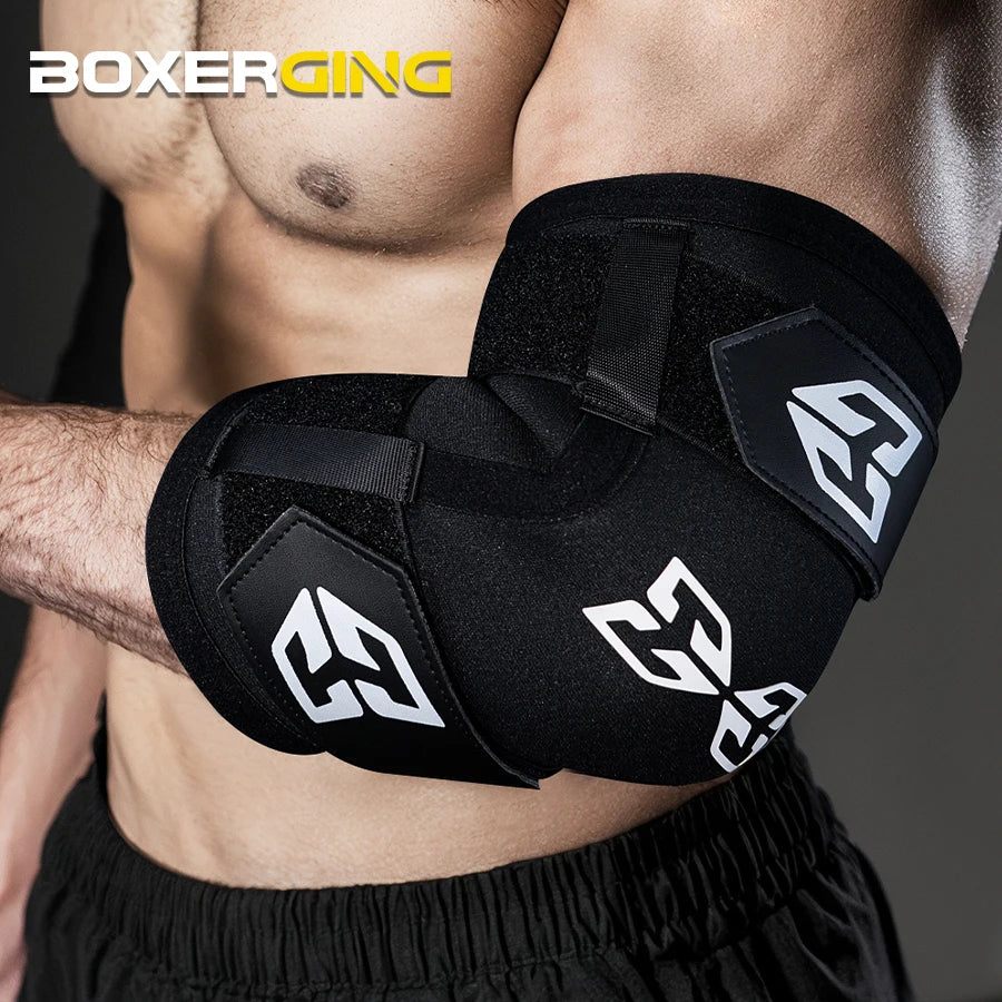Weightlifting Elbow Brace Support Neoprene Compression Elbow Pads Arm Sleeves Protector For Powerlifting Gym strength Fitness