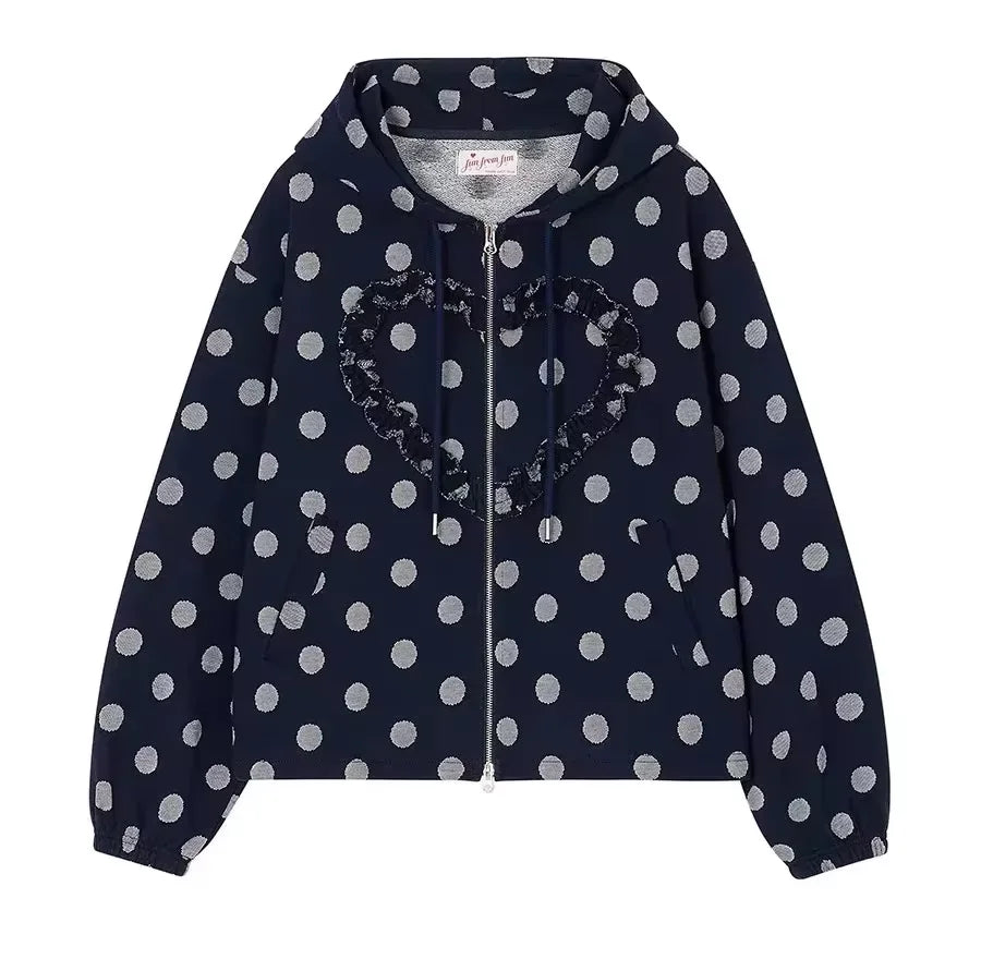 New Purple Cropped Hoodie Women Butterfly Graphic Print kawaii Cat Ear Zip Up Drawstring Waist Y2K Gothic Streetwear Sweatshirt