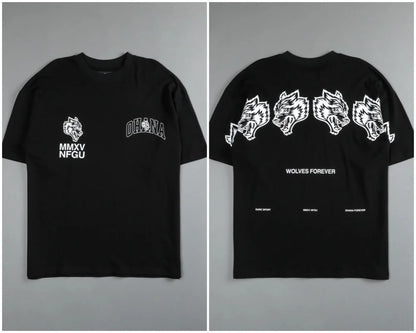 Apex Ritual – 純綿半袖プリントカップルTシャツ – 男女兼用フィットネススポーツウェア