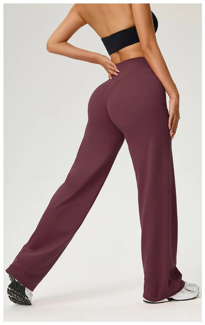 Women's Workout Wide-Leg High-Waist Leggings