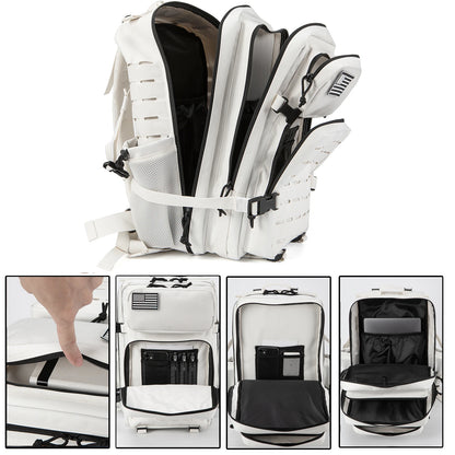 25L/45L Tactical Backpack Outdoor for Men and Women heavy duty Bag Small School Rucksack Hiking backpac kwith Bottle Holder