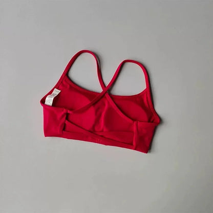 Women's Summer Yoga Apparel: Breathable Underwear, Sports Bra for Running, Push-Up Shaping, and Shock-Proof Top