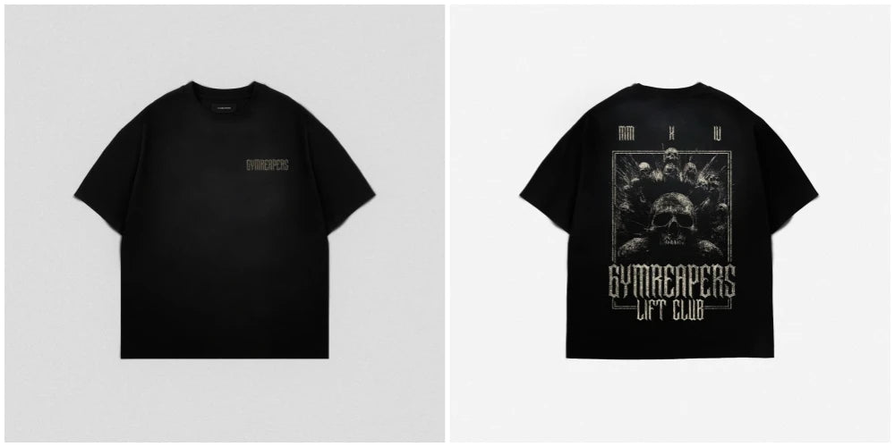 NOTHING GIVEN Oversized Loose Running T-Shirts Mens Gym REAPERS Fitness Sports Half Sleeve T Shirt Graphic Unisex Workout Tops