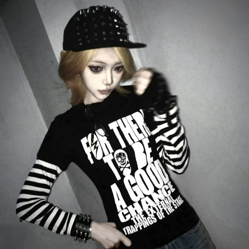 Rock Rivet Baseball Cap Women Men Punk Gothic Hip Hop Metal Stud Peaked Caps Subculture Girls Y2K Rock Metal Rivet Flat Hats