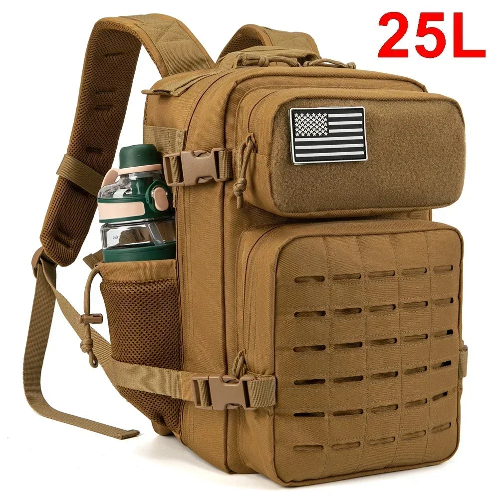 Apex Ritual – タクティカルMOLLEバックパック 25L/45L – ミリタリースタイル ジム＆アウトドア ハイキングリュックサック