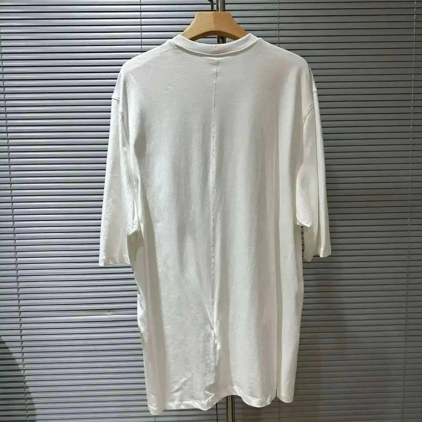 HKSH Summer Men's Tide Dark High Street Trendy Letters Print T-shirt Women Round Collar Cotton Oversized Loose Short Tees HK3578