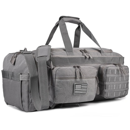 Apex Ritual 50L Travel Duffle Backpack – Gym Bag with Shoe Compartment & Wet Pocket